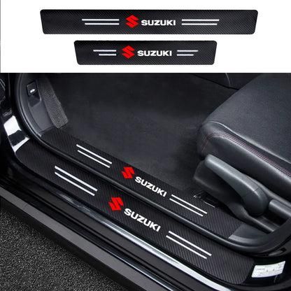 Carbon Fiber Door Sill Protector (Pack of 8)