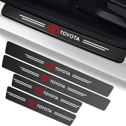Carbon Fiber Door Sill Protector (Pack of 8)